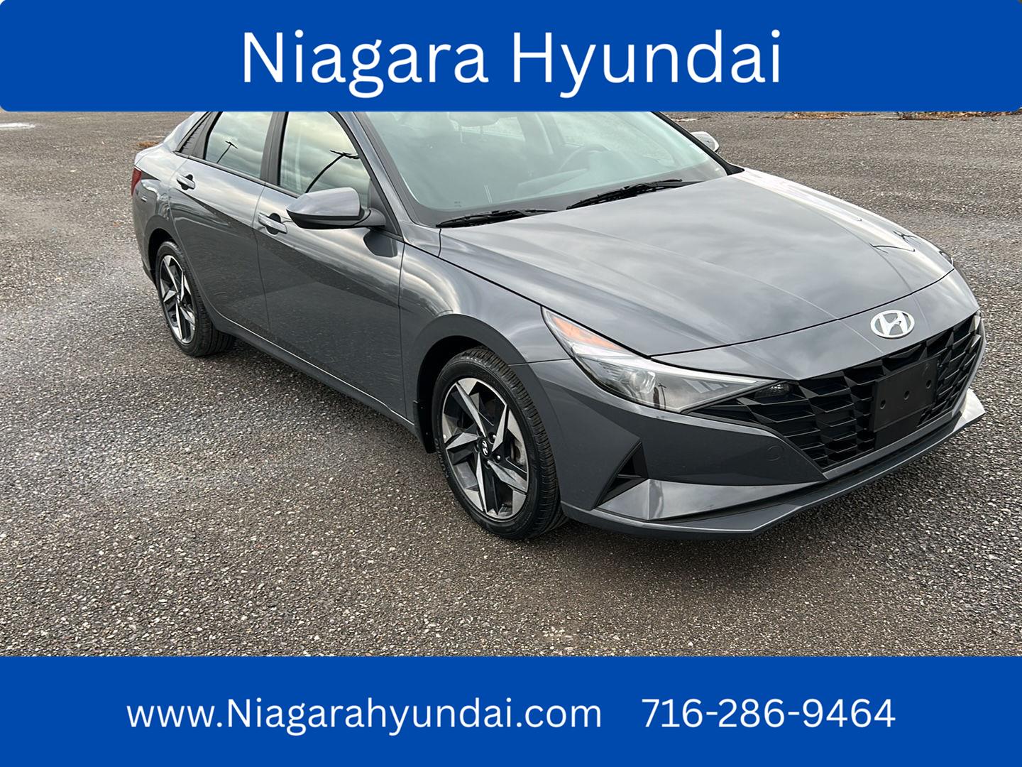 Ecotronic Gray 2023 Hyundai Elantra SEL FWD Sedan Front-Wheel Drive Continuously Variable Transmission