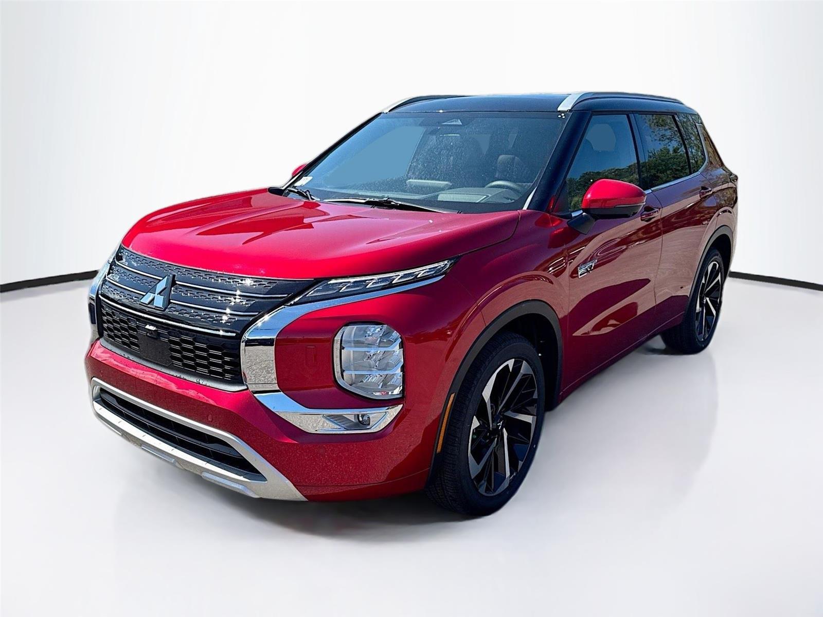 Red Diamond/Black Roof 2025 Mitsubishi Outlander Hybrid Plug-in SEL S-AWC SUV / Crossover All-Wheel Drive Automatic