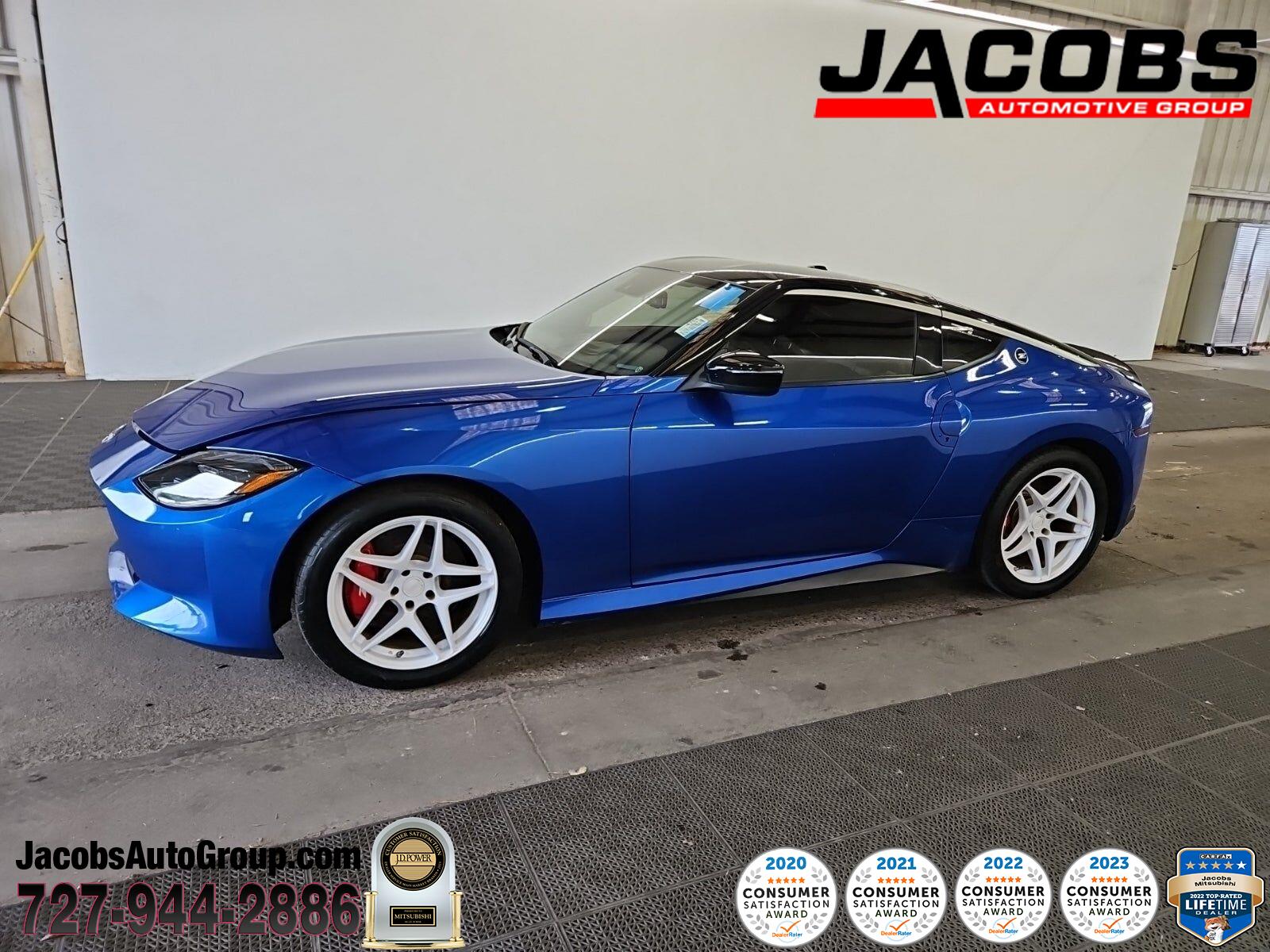Seiran Blue Metallic/Super Black 2024 Nissan Z Coupe Rear-Wheel Drive Automatic