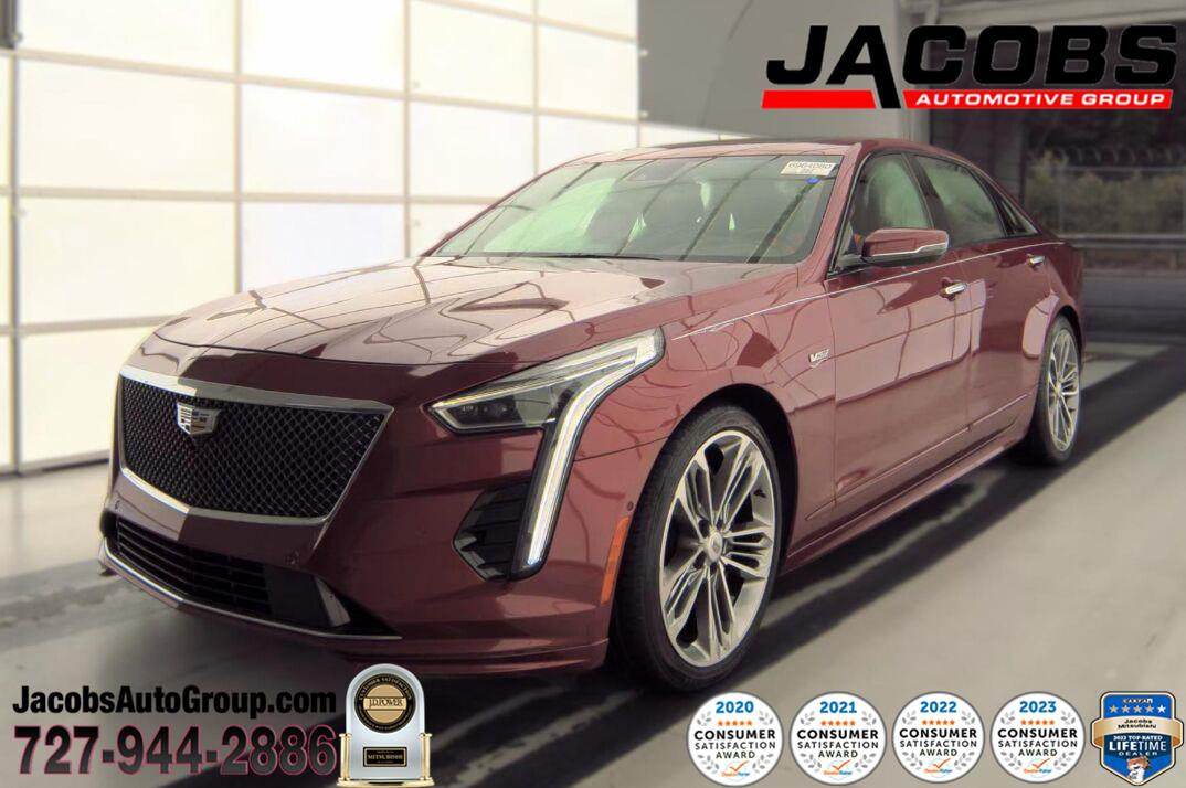 Red Horizon Tintcoat 2020 Cadillac CT6-V Sedan All-Wheel Drive Automatic