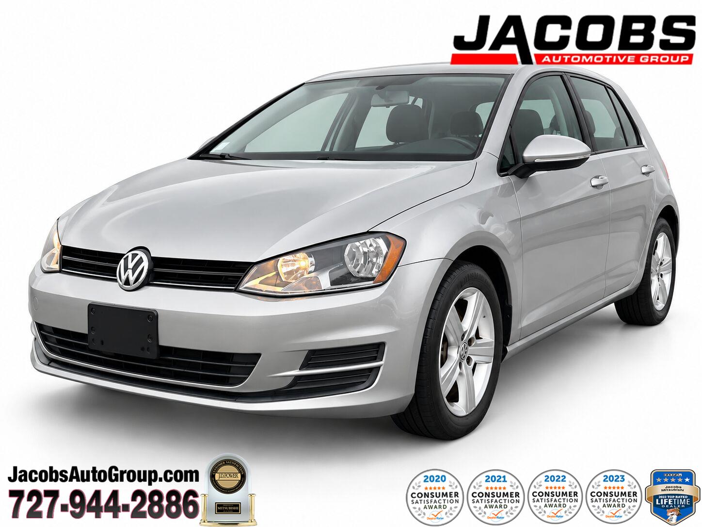 Tungsten Silver Metallic 2015 Volkswagen Golf Hatchback Front-Wheel Drive Automatic