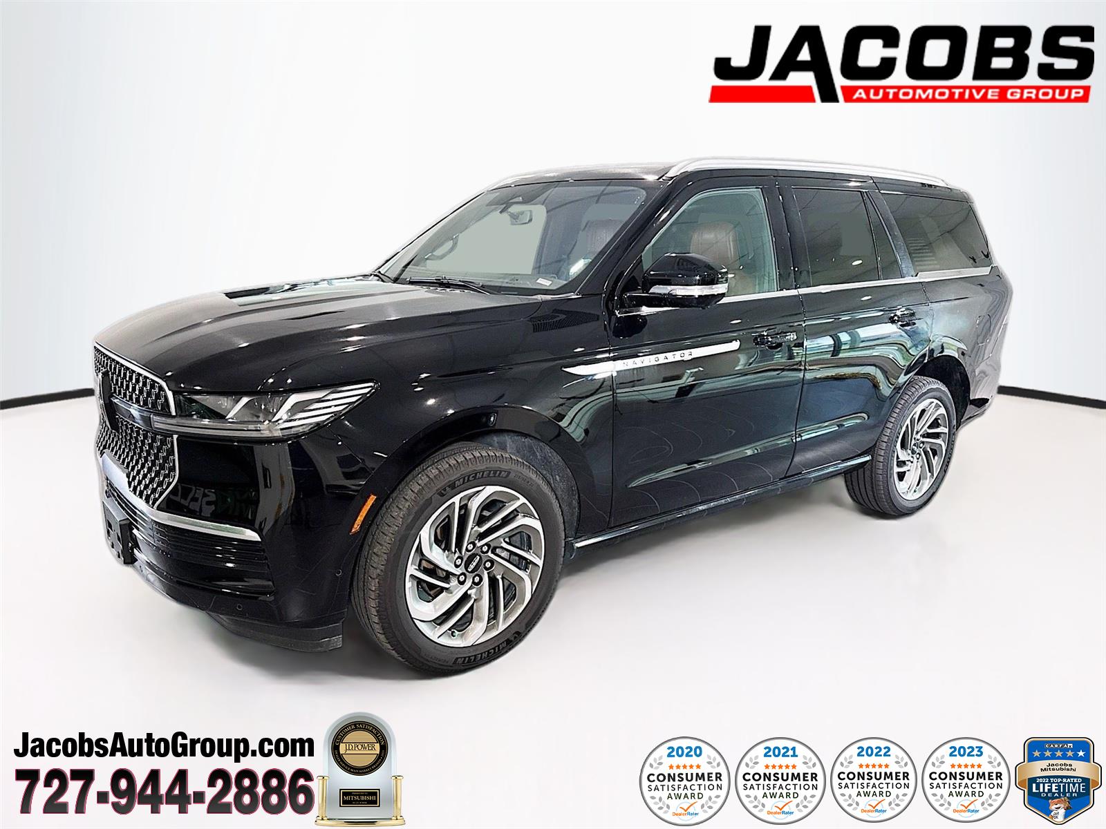 Infinite Black Metallic Clearcoat 2025 Lincoln Navigator Reserve 4WD SUV / Crossover Four-Wheel Drive Automatic