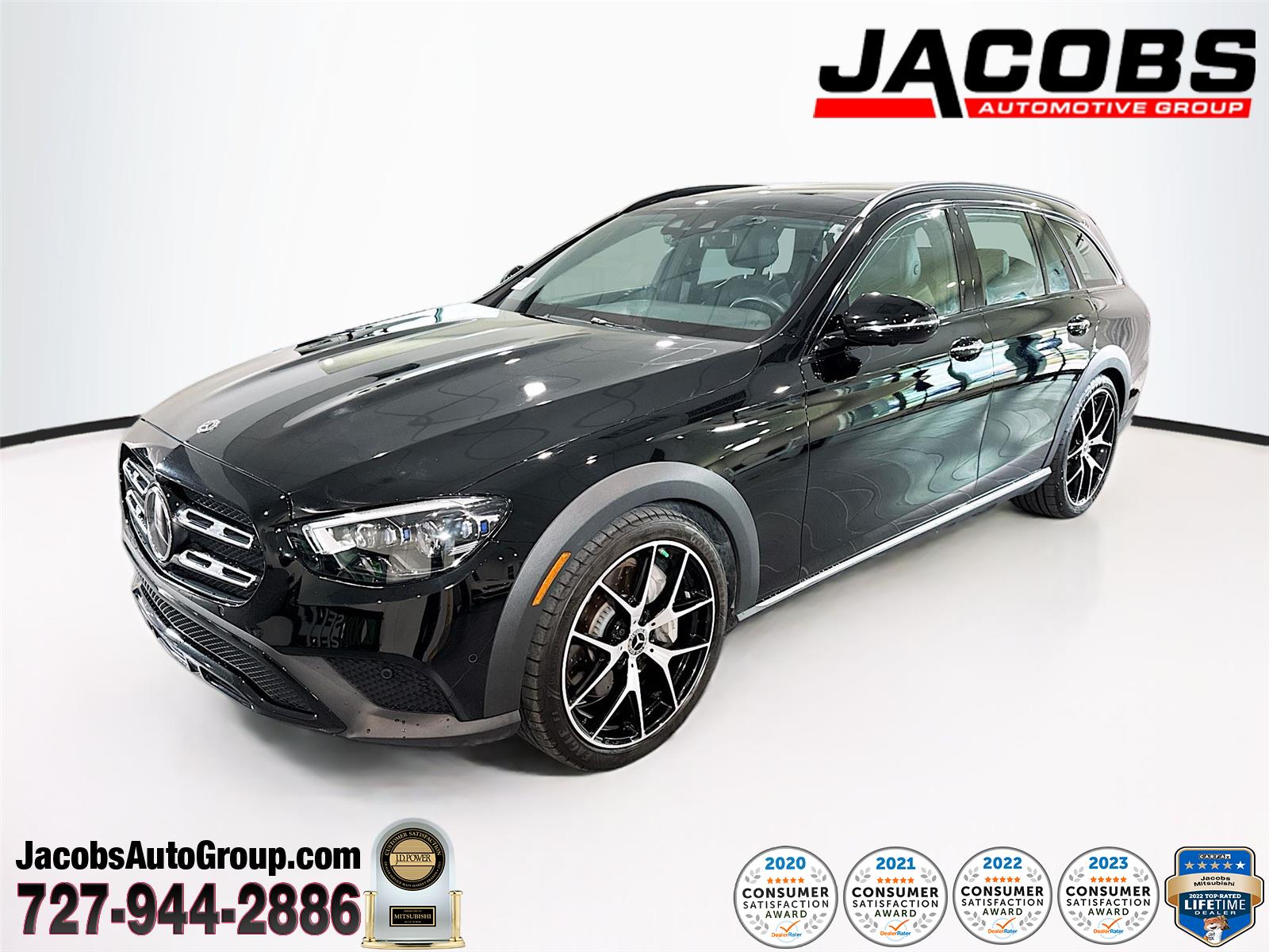 Black 2021 Mercedes-Benz E-Class All-Terrain Wagon All-Wheel Drive Automatic