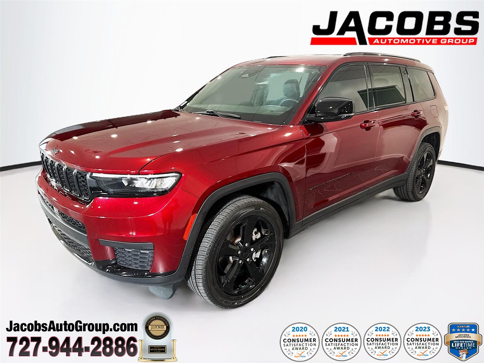 2022 Jeep Grand Cherokee L Rojo (Velvet Red Pearlcoat) SUV/Crossover 4X2 8 velocidades Automática
