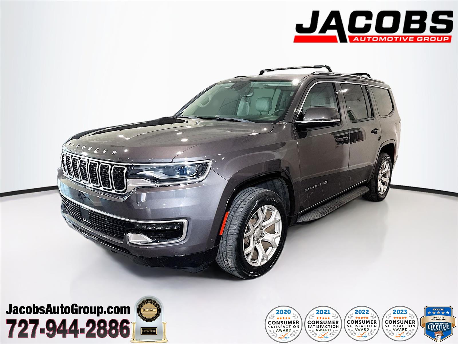 Baltic Gray Metallic Clearcoat 2022 Jeep Wagoneer Series I RWD SUV / Crossover 4X2 8-Speed Automatic