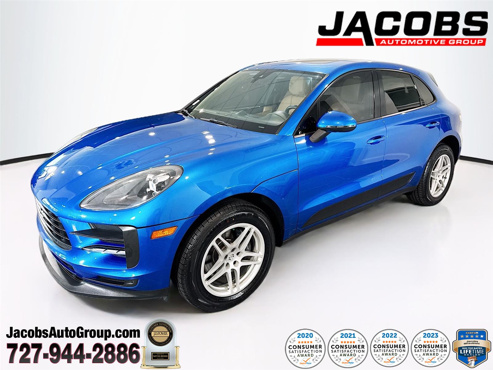 Sapphire Blue Metallic 2019 Porsche Macan AWD SUV / Crossover All-Wheel Drive Automatic