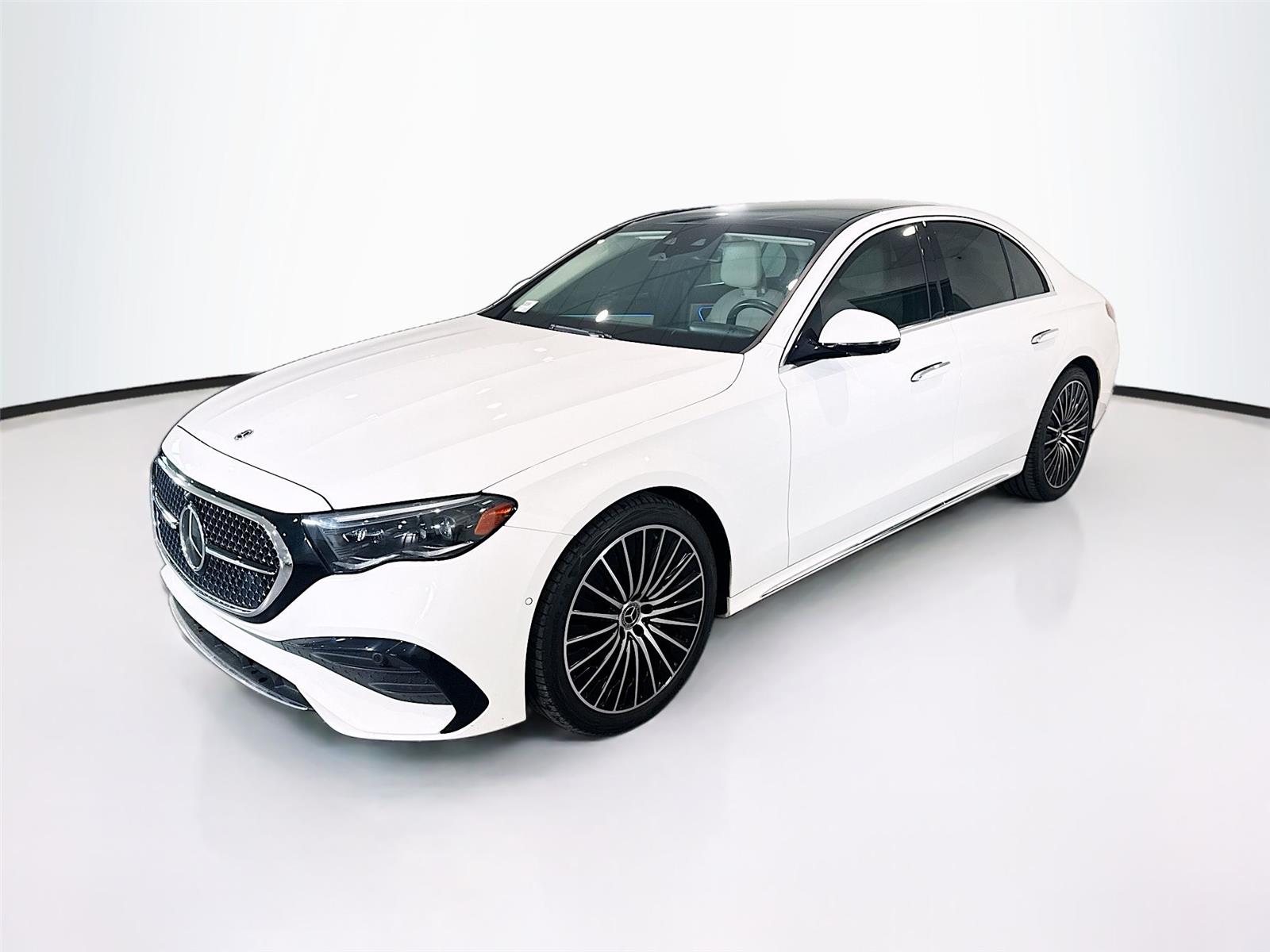 Polar White 2024 Mercedes-Benz E-Class E 350 4MATIC Sedan All-Wheel Drive Automatic