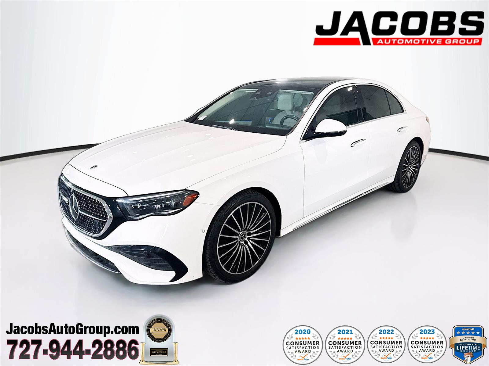 Polar White 2024 Mercedes-Benz E-Class E 350 4MATIC Sedan All-Wheel Drive Automatic