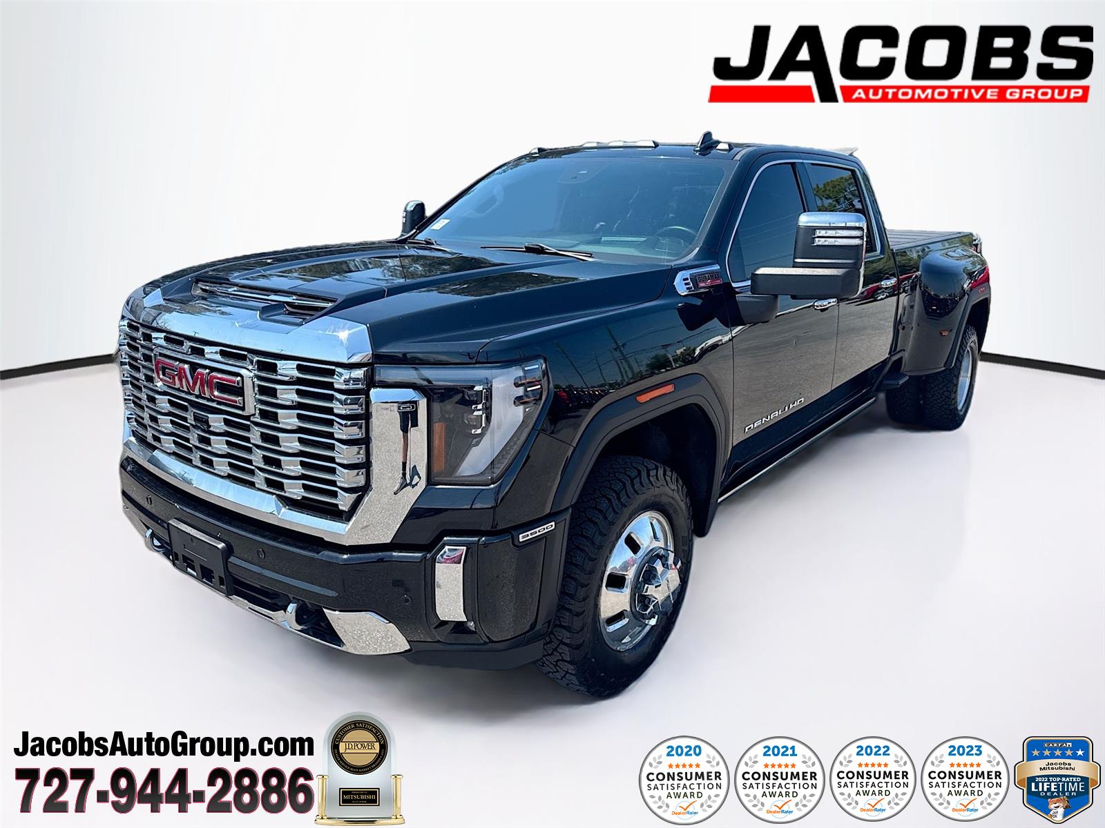 Onyx Black 2024 GMC Sierra 3500HD Pickup Truck Four-Wheel Drive Automatic