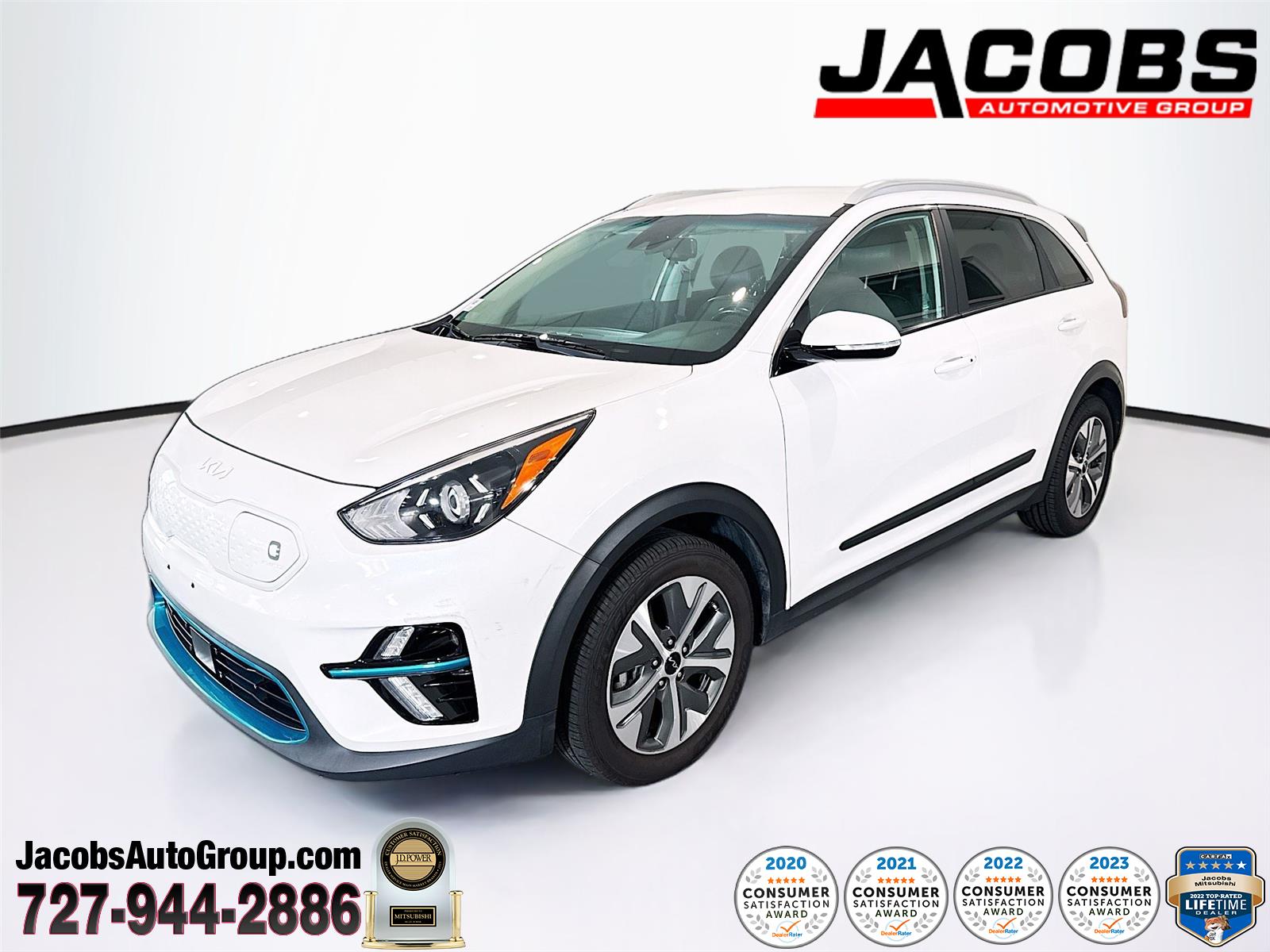 Snow White Pearl 2022 Kia Niro EV S FWD SUV / Crossover Front-Wheel Drive Automatic