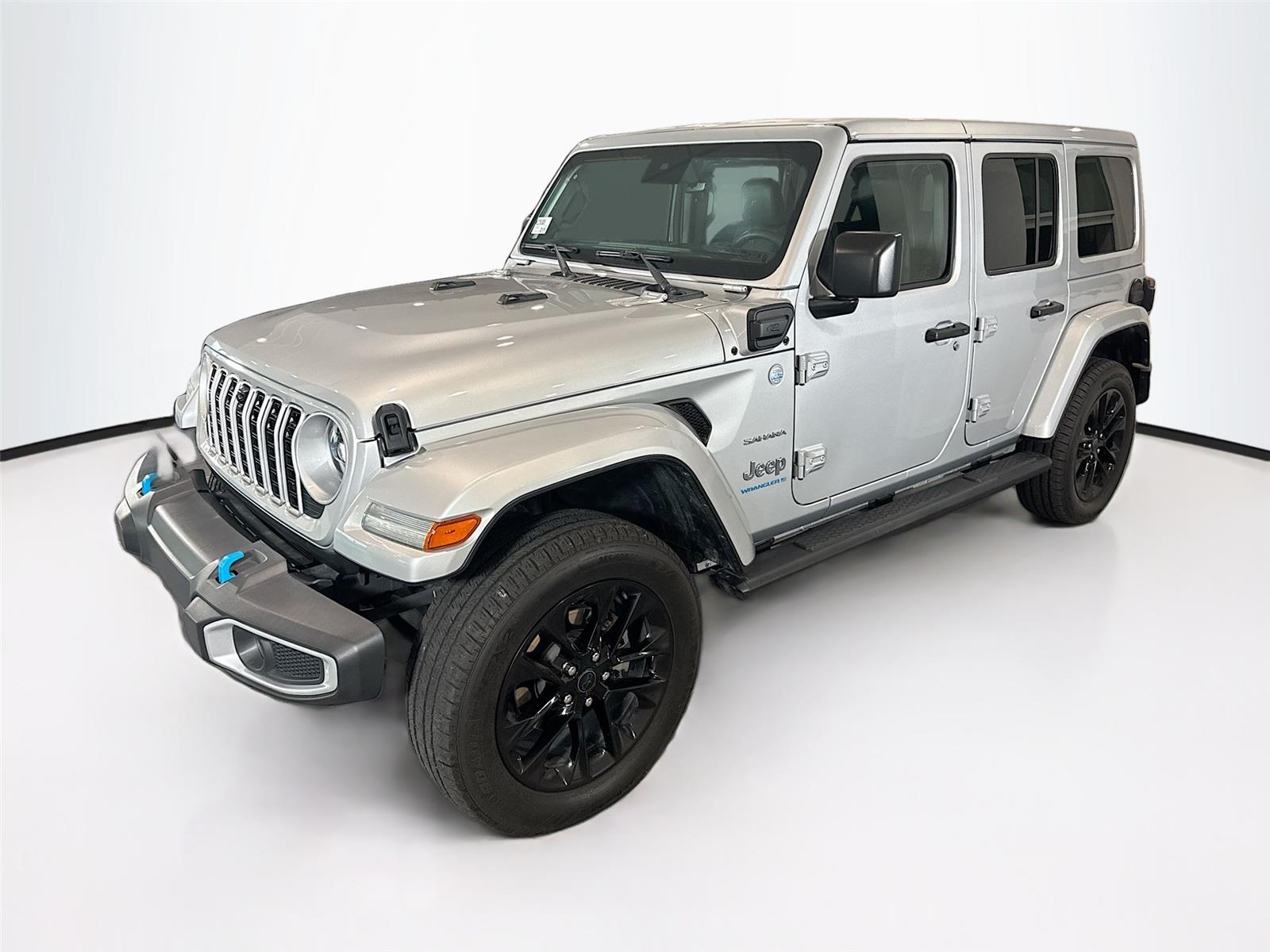 Silver Zynith Clearcoat 2024 Jeep Wrangler 4xe Sahara 4WD SUV / Crossover Four-Wheel Drive 8-Speed Automatic