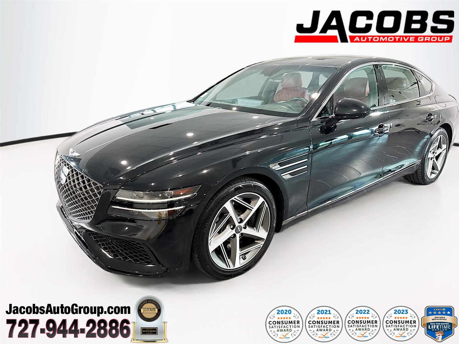 Vik Black 2024 Genesis G80 2.5T AWD Sedan All-Wheel Drive Automatic