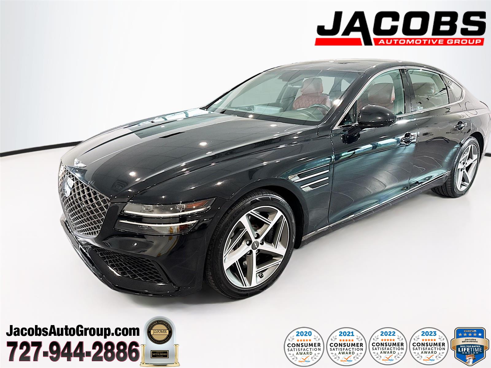 Vik Black 2024 Genesis G80 2.5T AWD Sedan All-Wheel Drive Automatic
