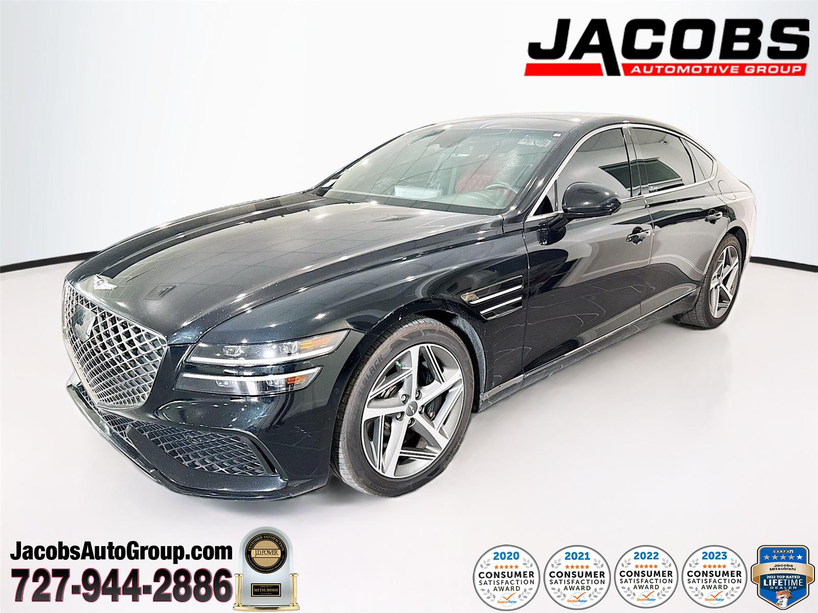 Vik Black 2024 Genesis G80 2.5T AWD Sedan All-Wheel Drive Automatic