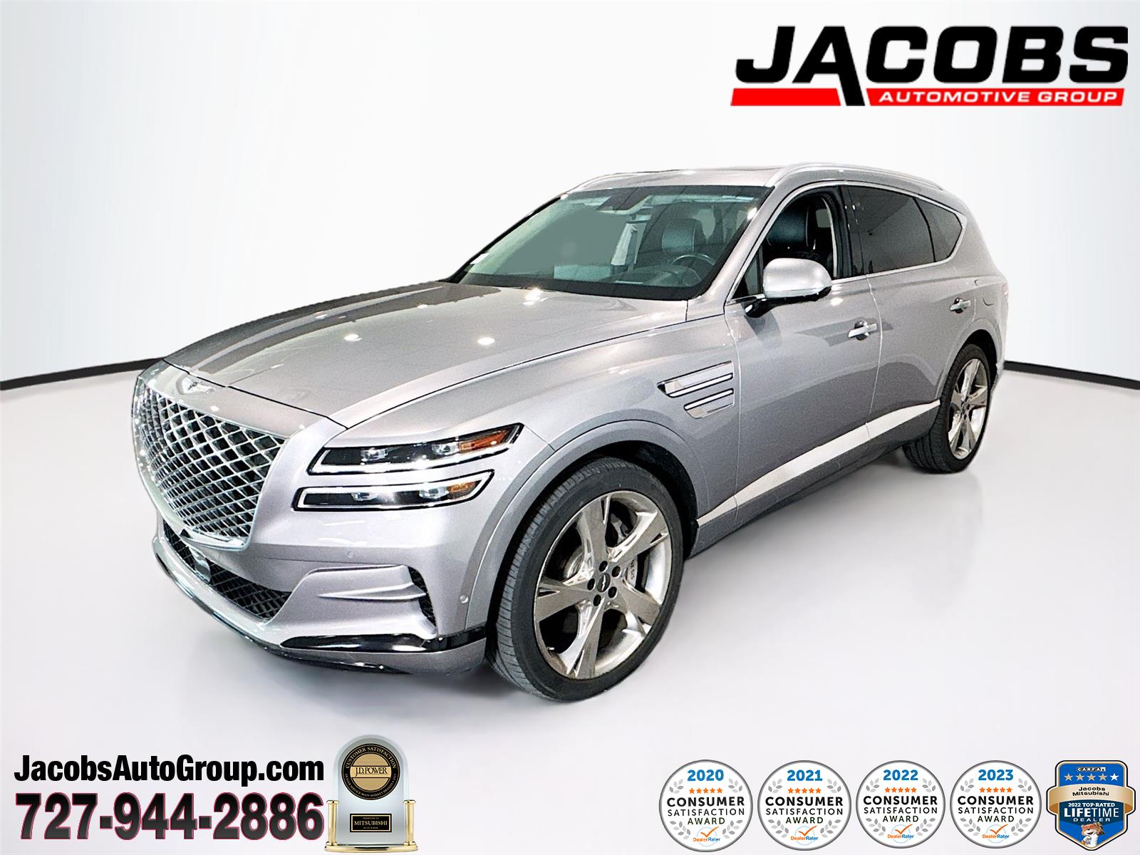 Savile Silver 2023 Genesis GV80 3.5T AWD SUV / Crossover All-Wheel Drive Automatic