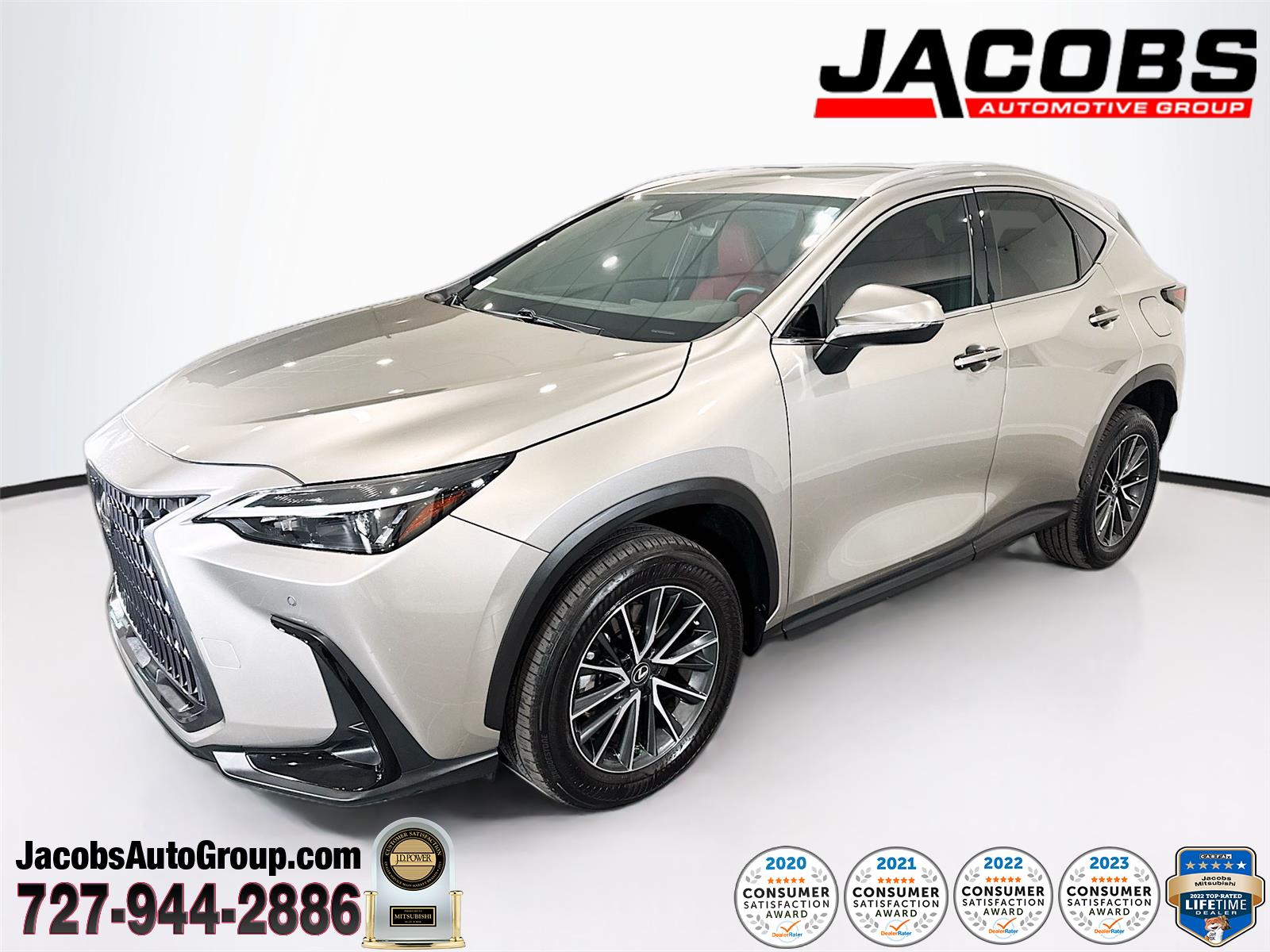 Atomic Silver 2022 Lexus NX 350 Premium AWD SUV / Crossover All-Wheel Drive Automatic