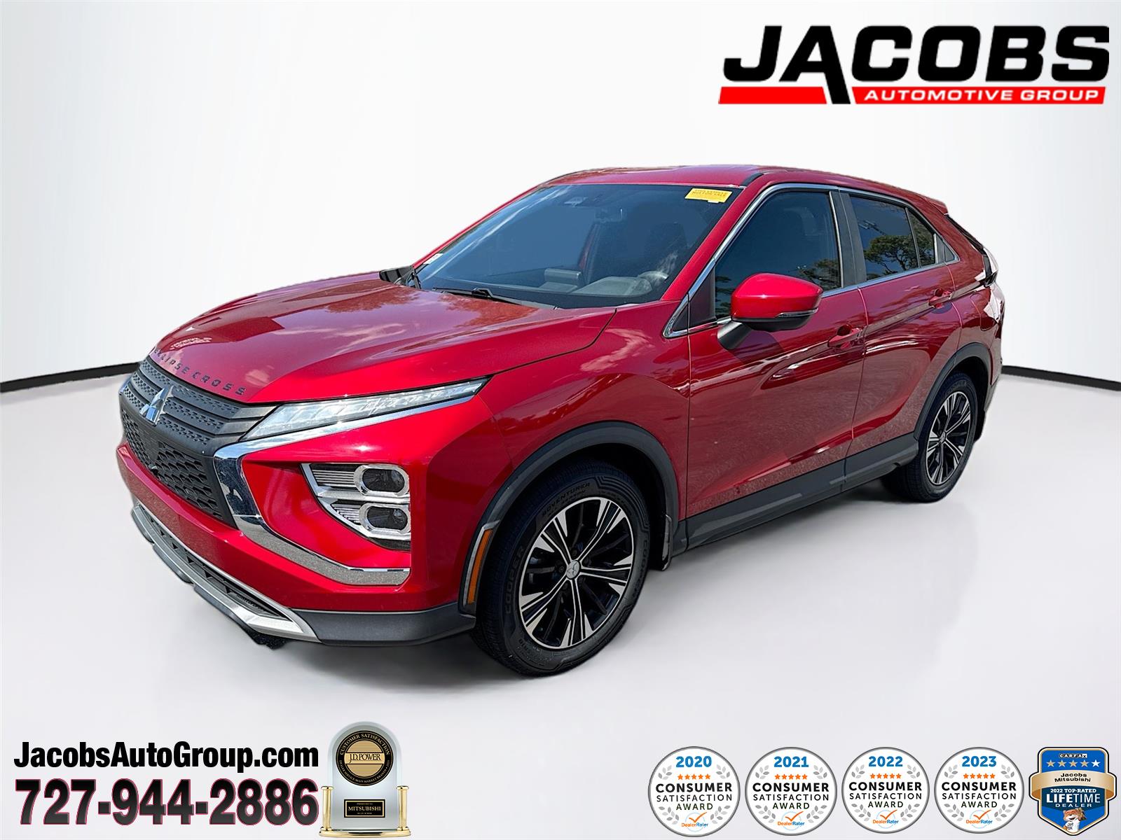 Red Diamond 2022 Mitsubishi Eclipse Cross SEL FWD SUV / Crossover Front-Wheel Drive Continuously Variable Transmission