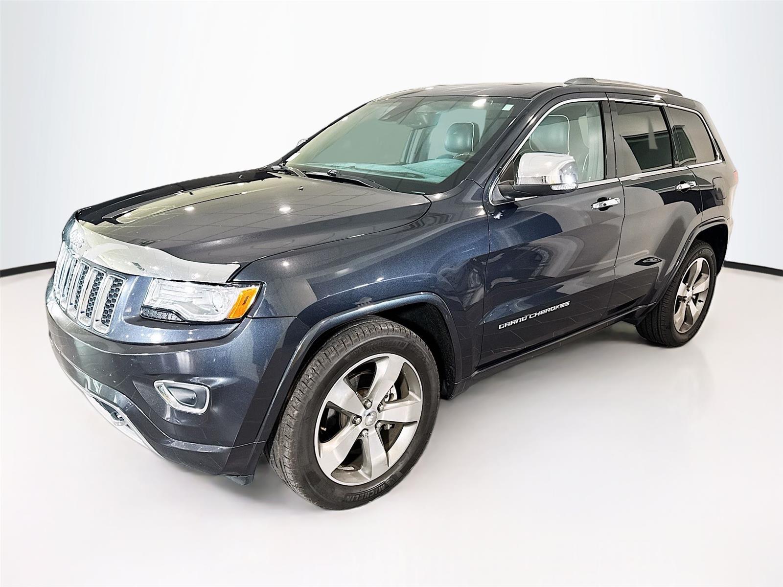 Gray (Maximum Steel Metallic Clearcoat) 2014 Jeep Grand Cherokee Overland SUV / Crossover 4X2 8-Speed Automatic