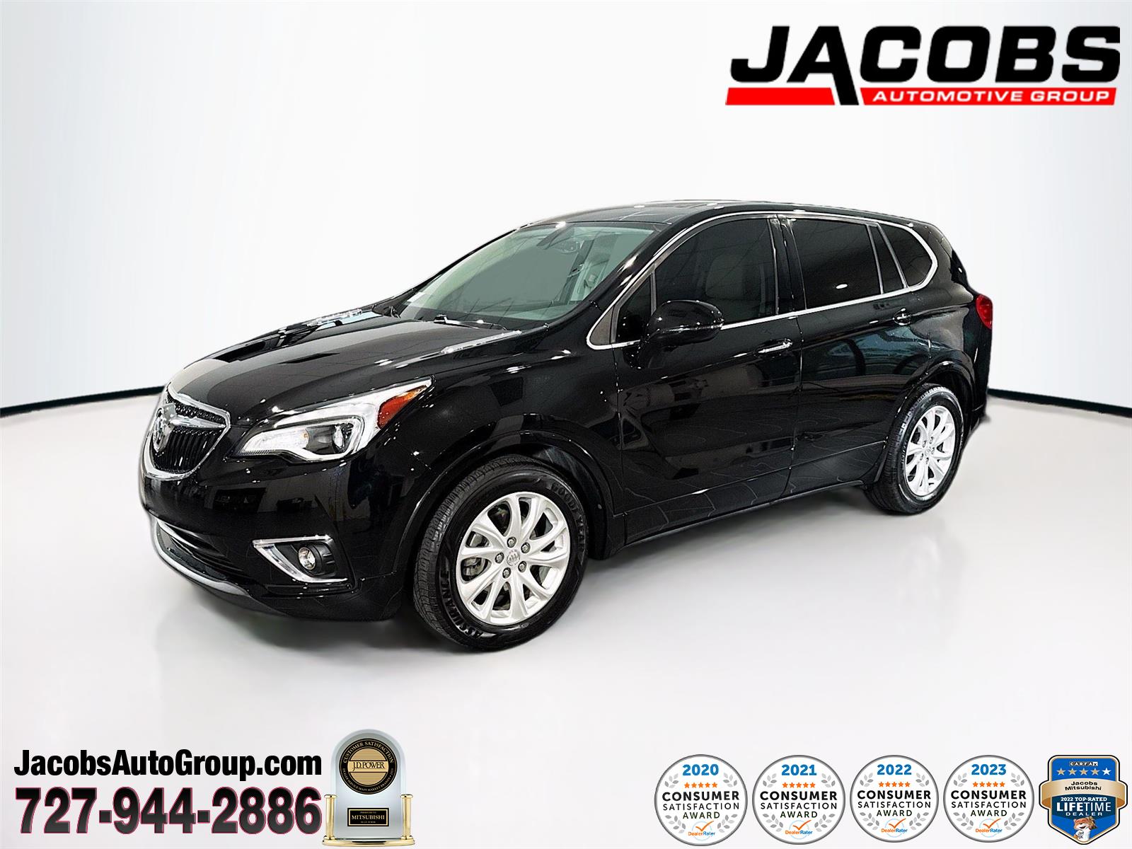 Black (Ebony Twilight Metallic) 2020 Buick Envision SUV / Crossover Front-Wheel Drive 6-Speed Automatic
