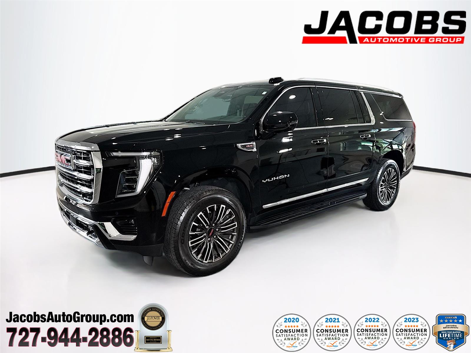 Onyx Black 2025 GMC Yukon XL SUV / Crossover Four-Wheel Drive Automatic