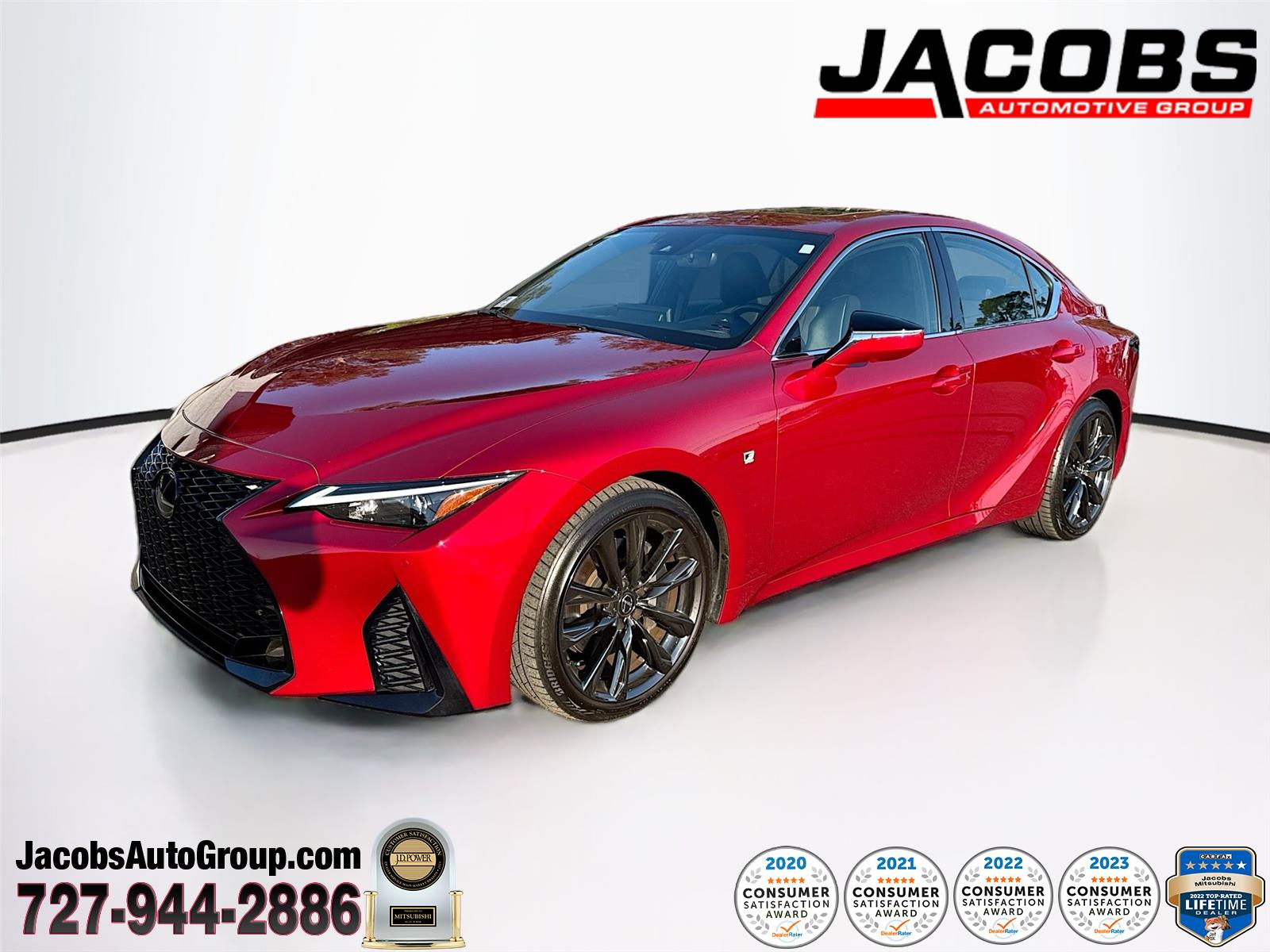 Infrared 2023 Lexus IS Sedan Rear-Wheel Drive Automatic