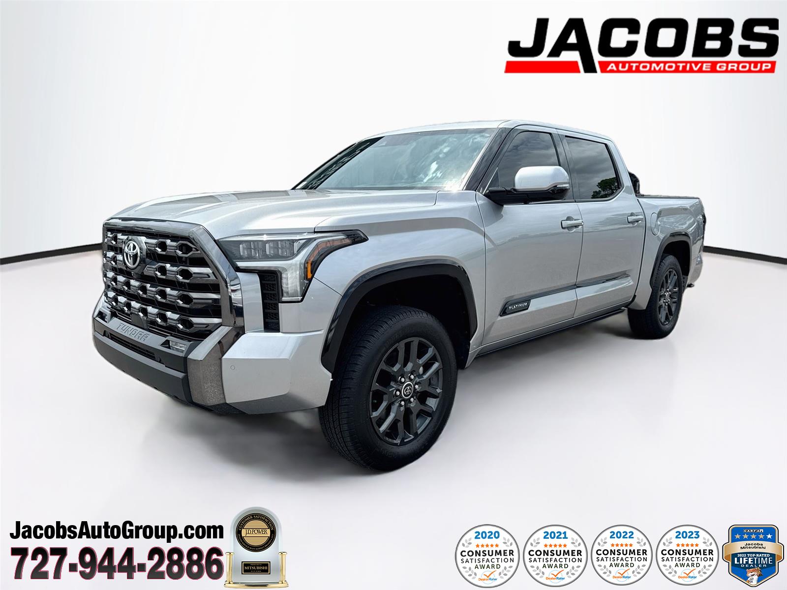 Celestial Silver Metallic 2022 Toyota Tundra Pickup Truck Four-Wheel Drive Automatic
