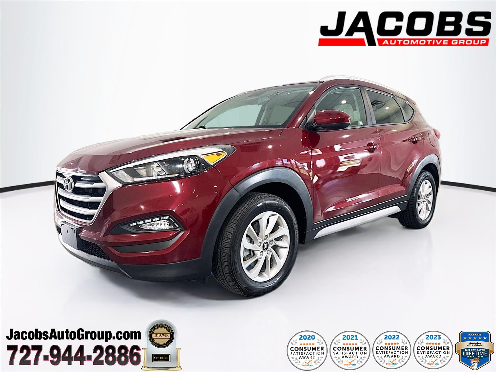 Red (Ruby Wine) 2017 Hyundai Tucson 2.0L SE FWD SUV / Crossover Front-Wheel Drive 6-Speed Automatic
