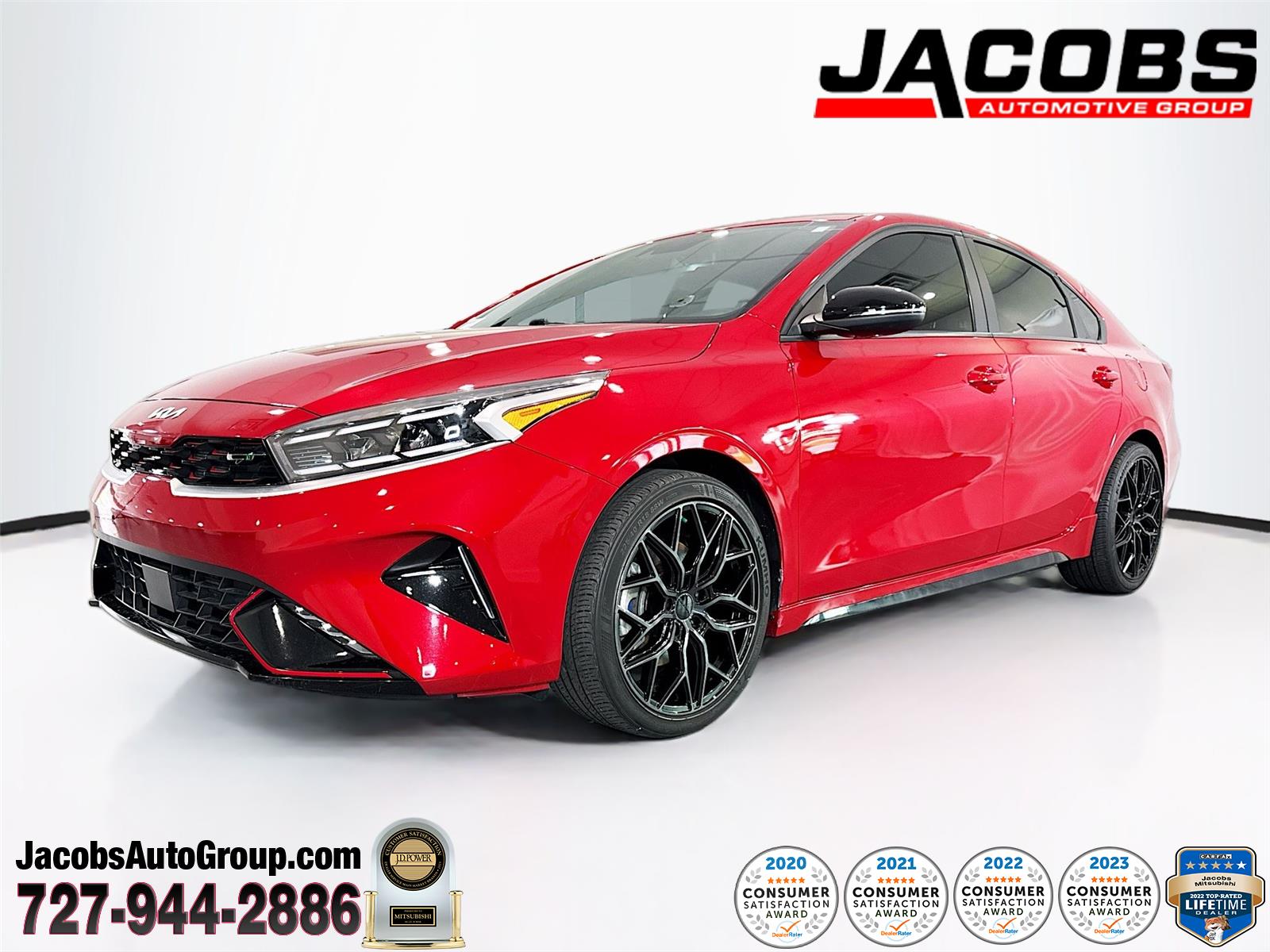 Currant Red 2023 Kia Forte GT FWD Sedan Front-Wheel Drive Automatic