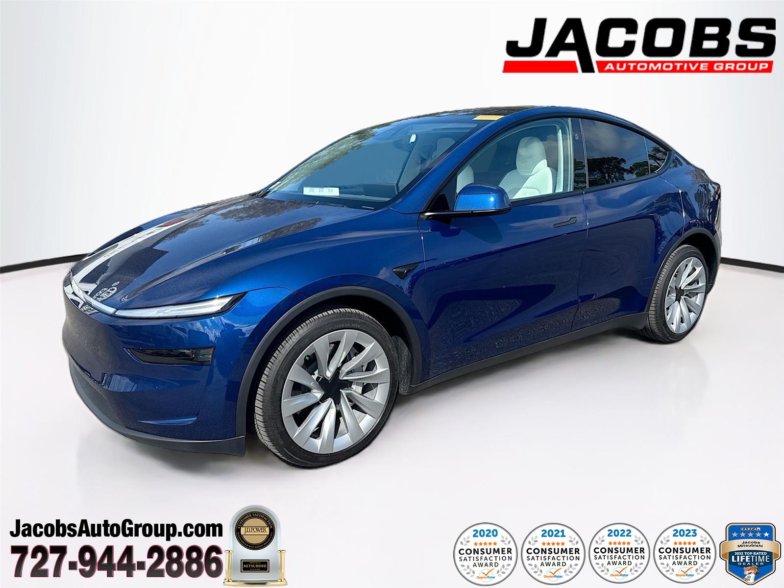 Deep Blue Metallic 2026 Tesla Model Y Premium AWD SUV / Crossover All-Wheel Drive Automatic