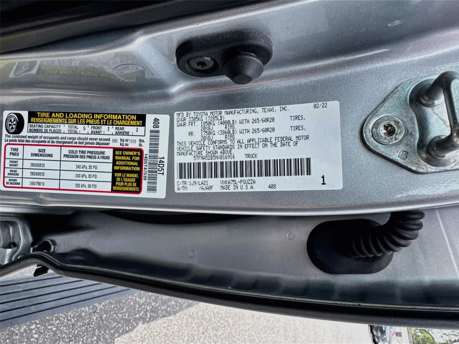 2022 Toyota Tundra Platinum - Photo 36