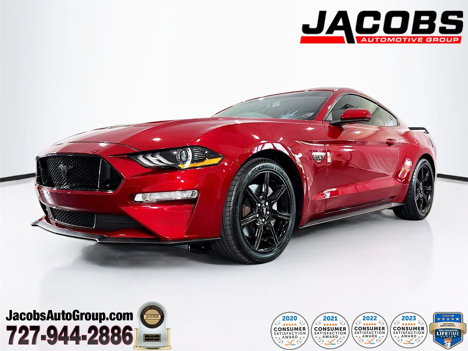 Ruby Red Metallic Tinted Clearcoat 2018 Ford Mustang Coupe Rear-Wheel Drive 6-Speed Manual