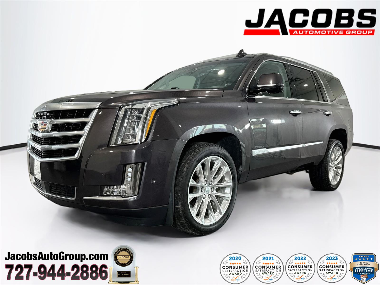 Dark Granite Metallic 2017 Cadillac Escalade SUV / Crossover Four-Wheel Drive 8-Speed Automatic