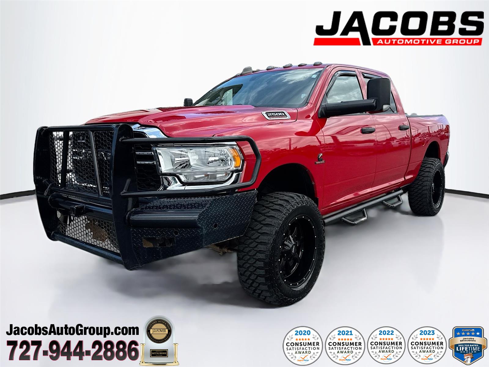 Flame Red Clearcoat 2020 RAM 2500 Pickup Truck Four-Wheel Drive 6-Speed Automatic