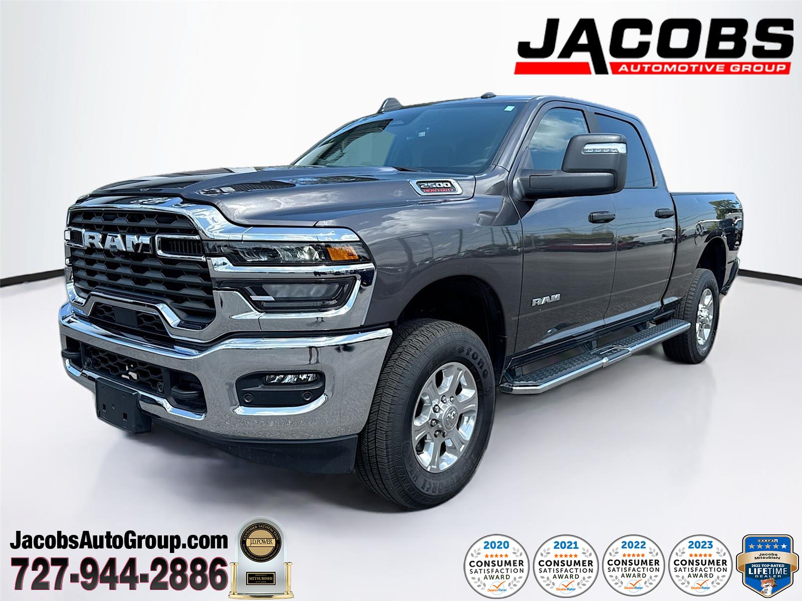 Gray (Granite Crystal Metallic Clearcoat) 2026 RAM 2500 Pickup Truck Four-Wheel Drive 8-Speed Automatic
