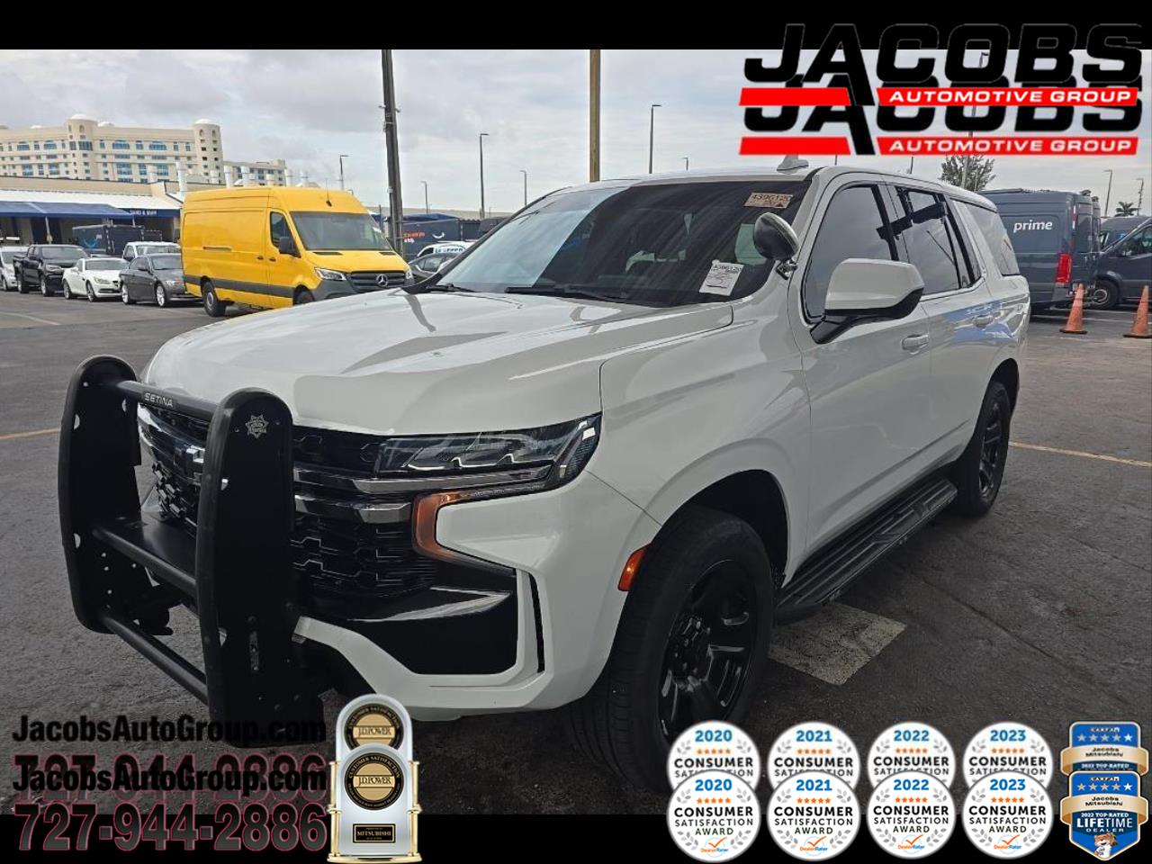 Summit White 2021 Chevrolet Tahoe SUV / Crossover 4X2 Automatic