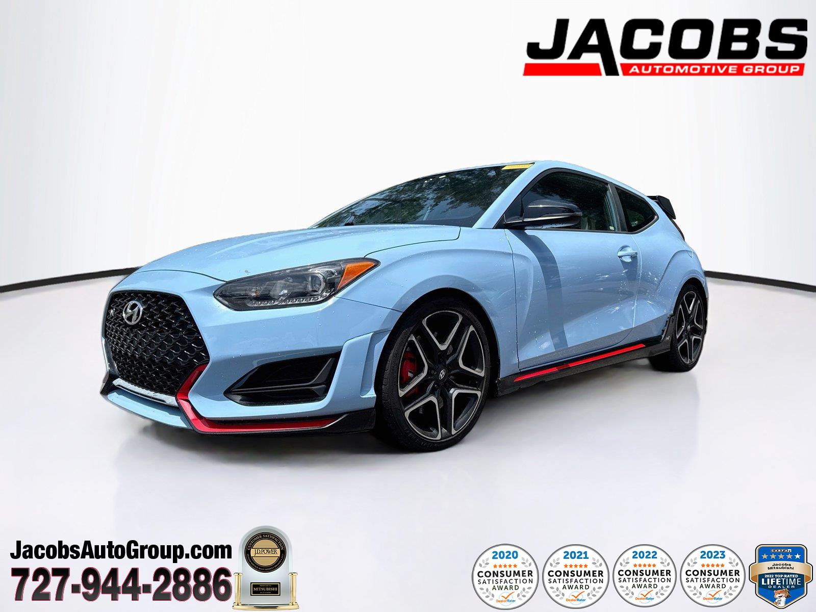 Performance Blue 2020 Hyundai Veloster N Coupe Front-Wheel Drive Manual