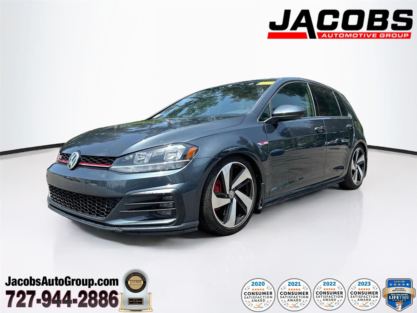 Dark Iron Blue Metallic 2020 Volkswagen Golf GTI Hatchback Front-Wheel Drive Manual