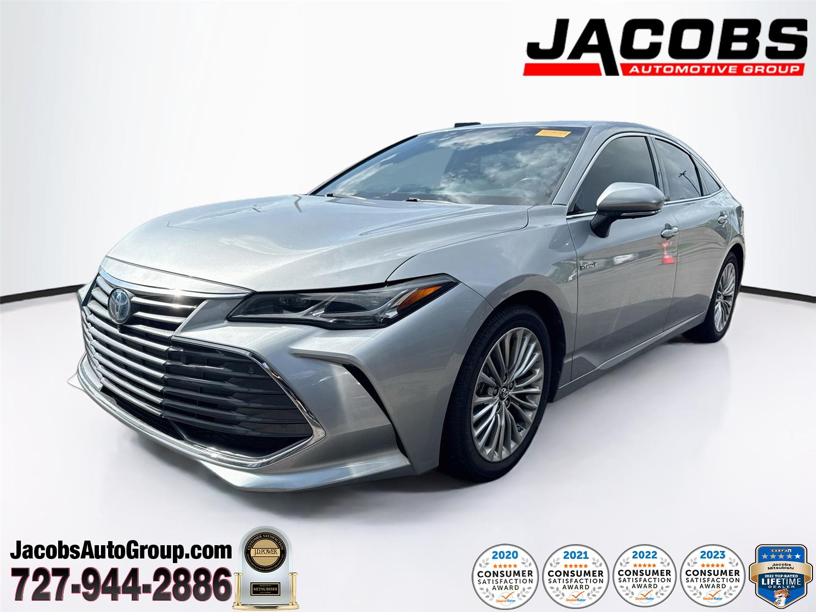 Celestial Silver Metallic 2019 Toyota Avalon Hybrid Sedan Front-Wheel Drive Continuously Variable Transmission