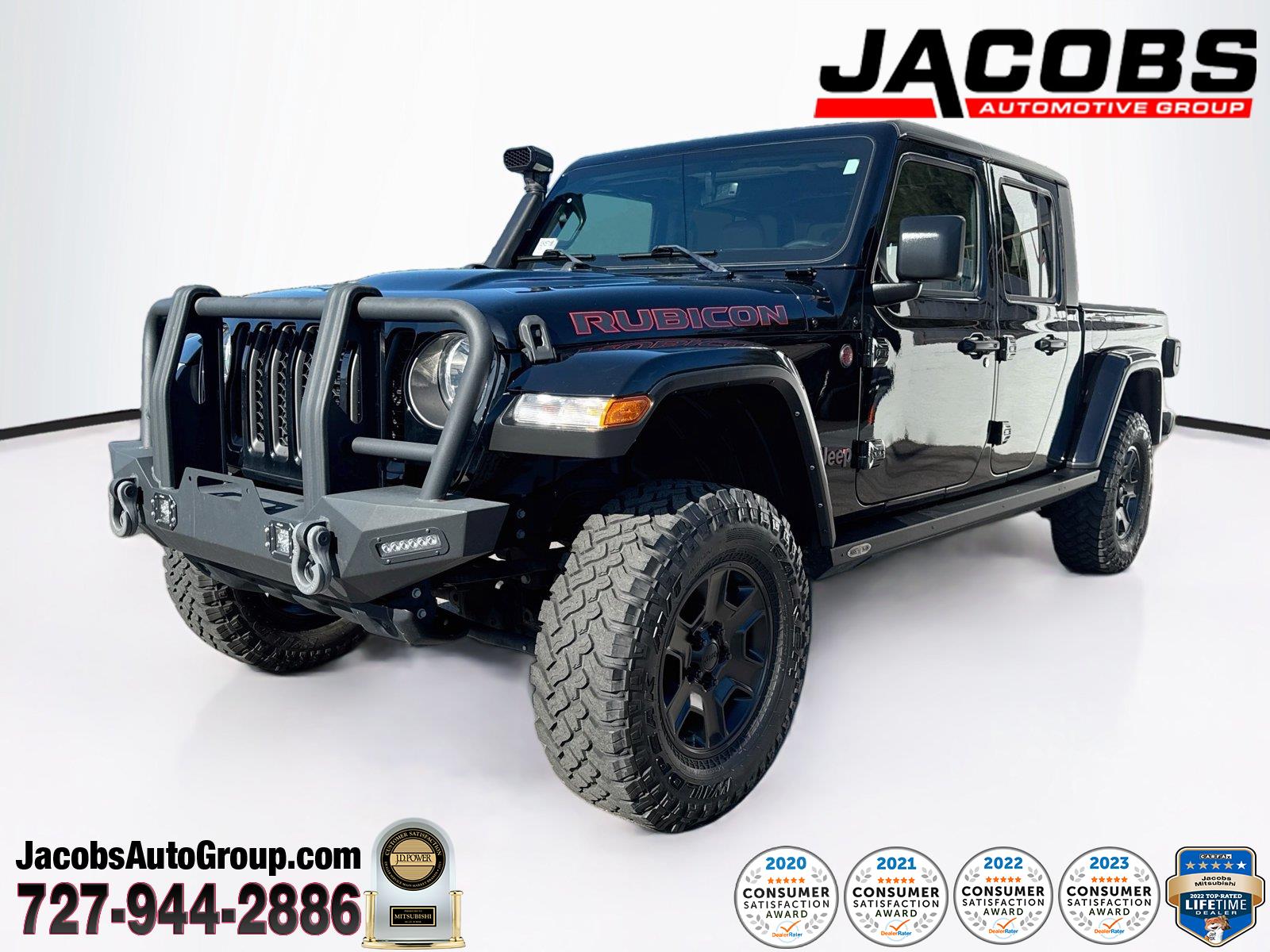 Black Clearcoat 2023 Jeep Gladiator Pickup Truck Four-Wheel Drive 8-Speed Automatic