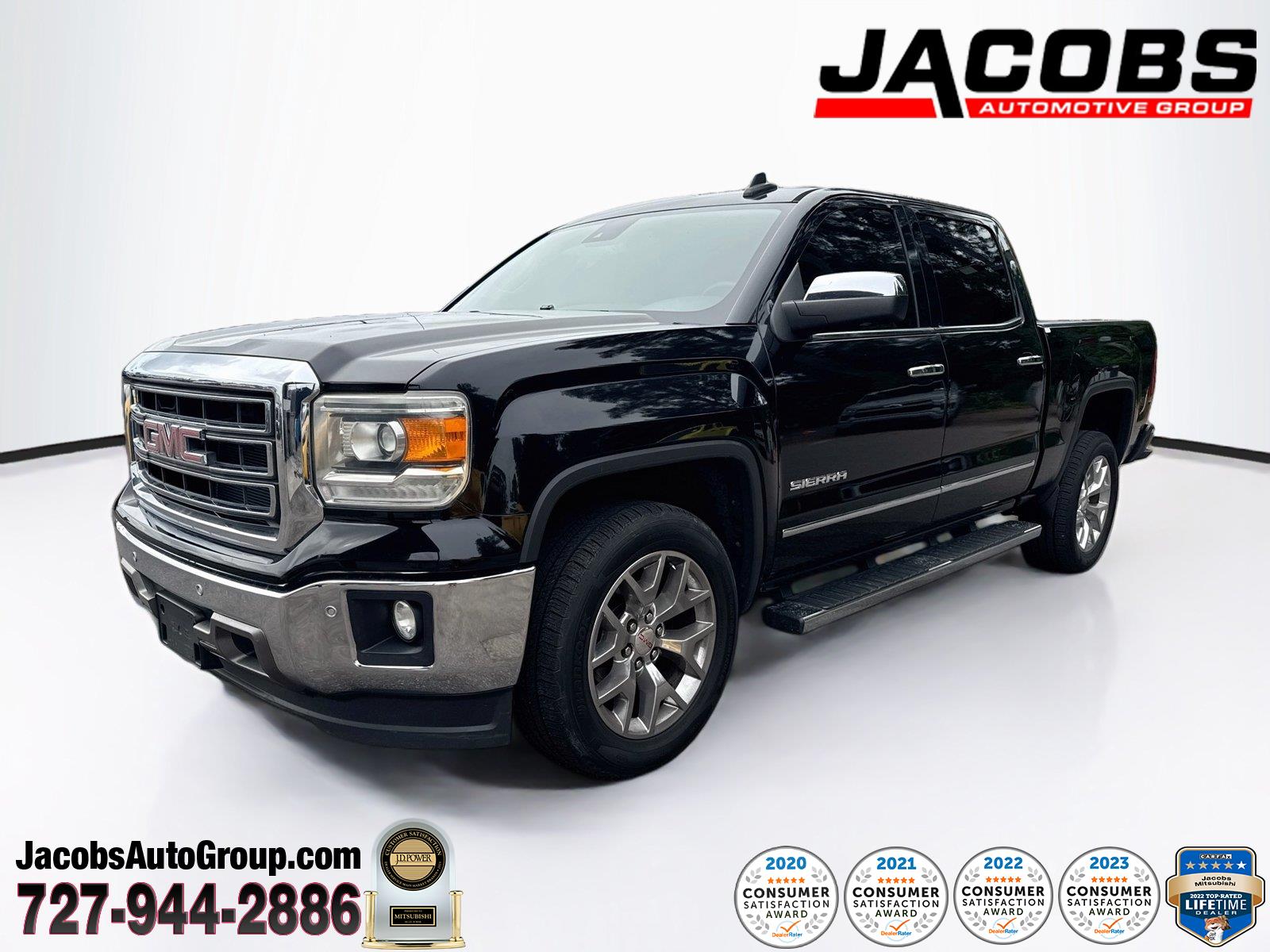 Onyx Black 2015 GMC Sierra 1500 Pickup Truck 4X2 6-Speed Automatic