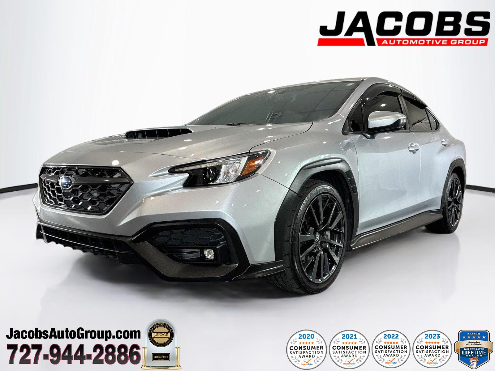 Ice Silver Metallic 2022 Subaru WRX Sedan All-Wheel Drive Manual
