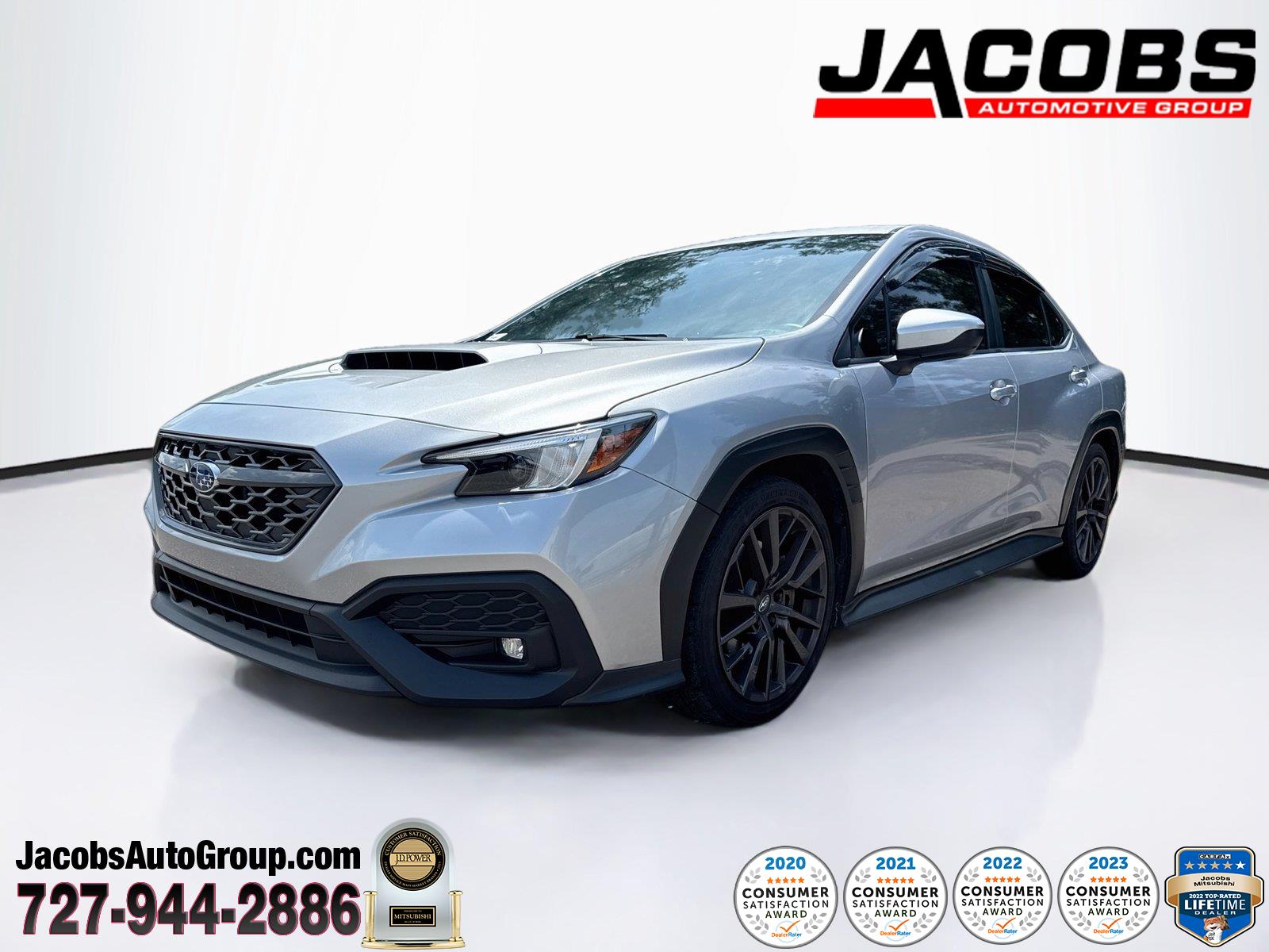 Ice Silver Metallic 2022 Subaru WRX Sedan All-Wheel Drive Manual