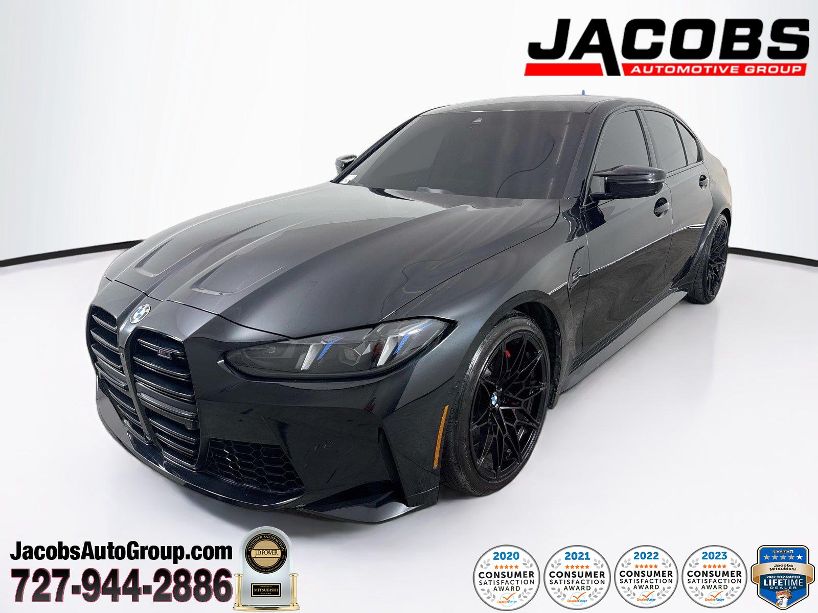 Black Sapphire Metallic 2025 BMW M3 Sedan Rear-Wheel Drive Automatic