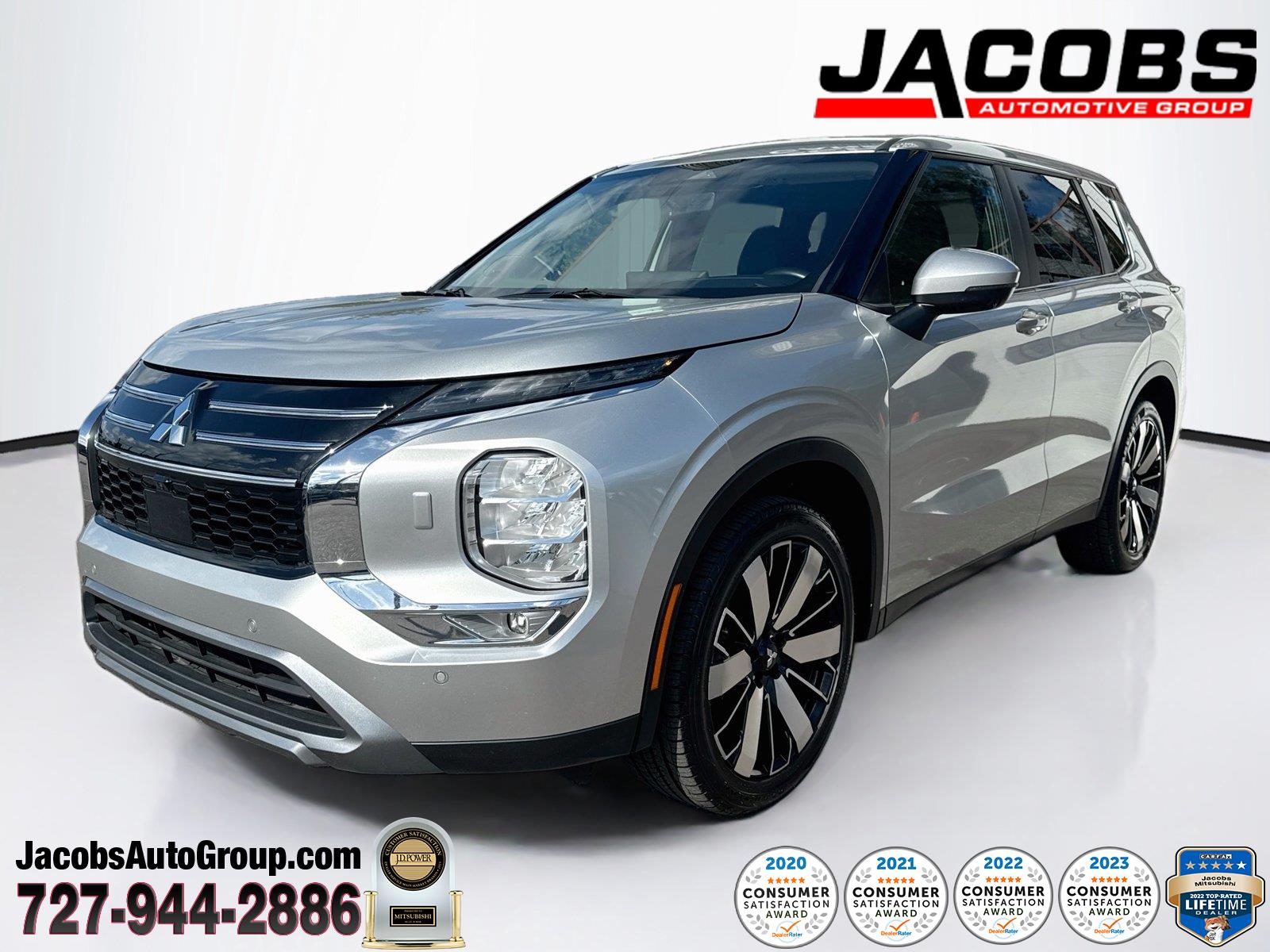 Alloy Silver Metallic 2025 Mitsubishi Outlander SUV / Crossover Front-Wheel Drive Continuously Variable Transmission