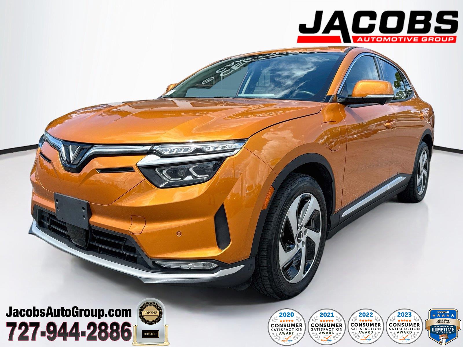 Sunset Orange Metallic 2024 VinFast VF8 SUV / Crossover All-Wheel Drive Automatic