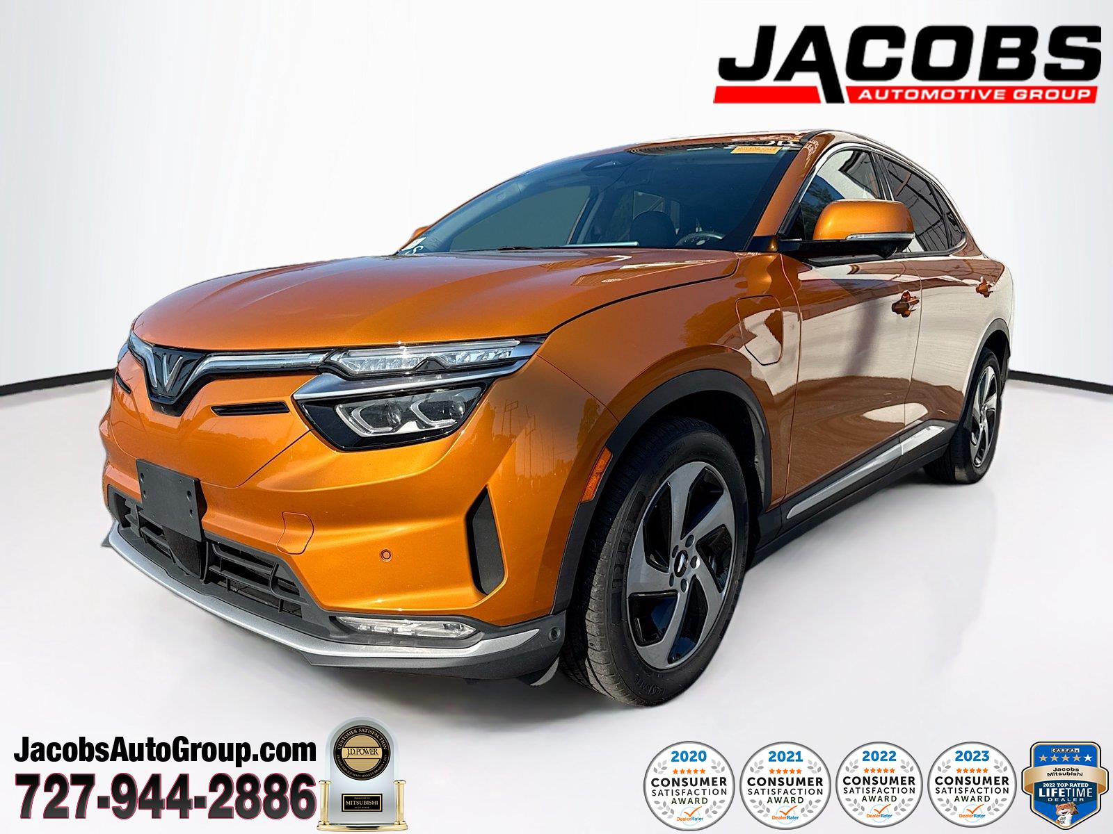 Sunset Orange Metallic 2024 VinFast VF8 SUV / Crossover All-Wheel Drive Automatic