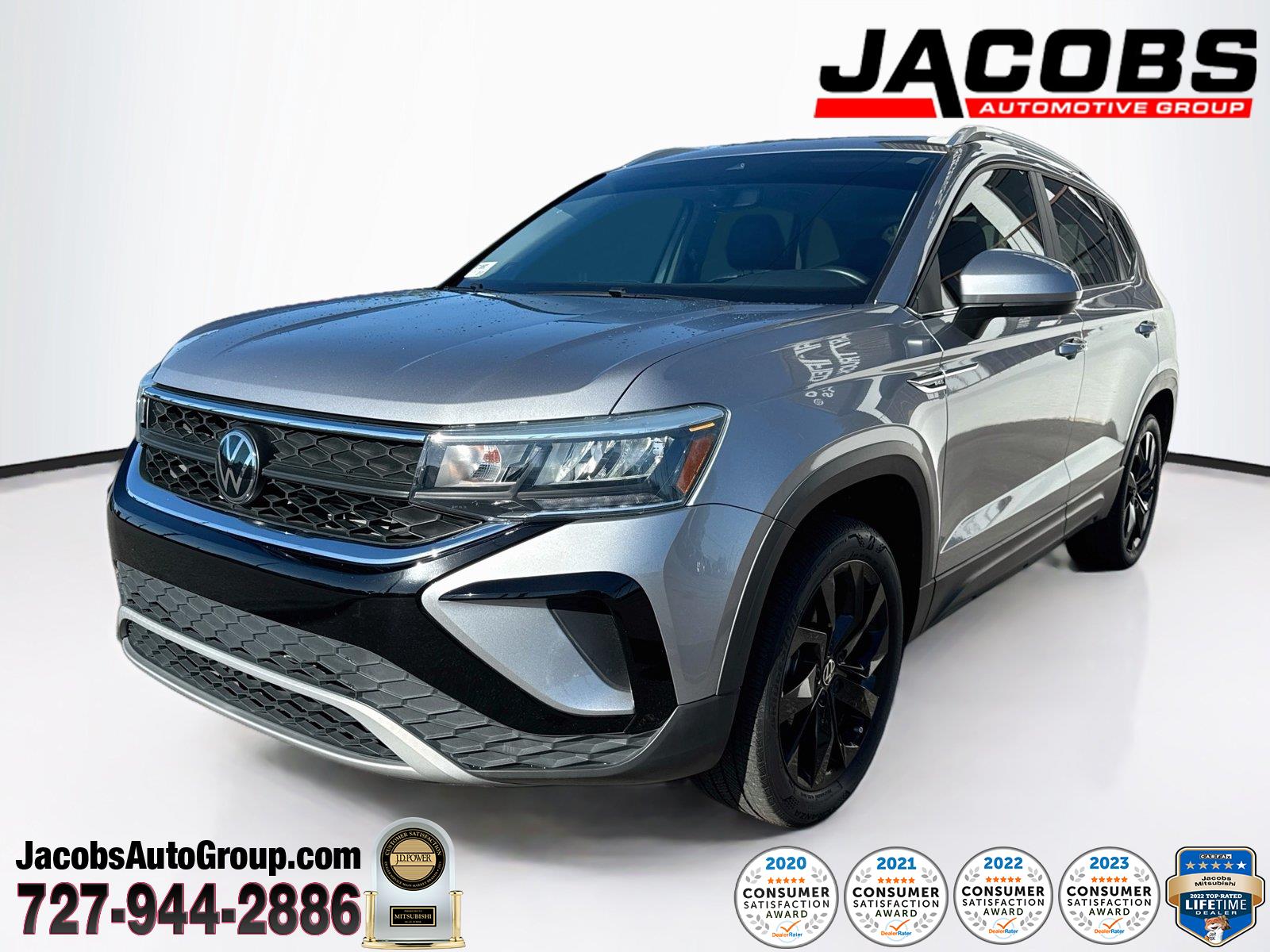 Pyrite Silver Metallic 2023 Volkswagen Taos SUV / Crossover Front-Wheel Drive Automatic