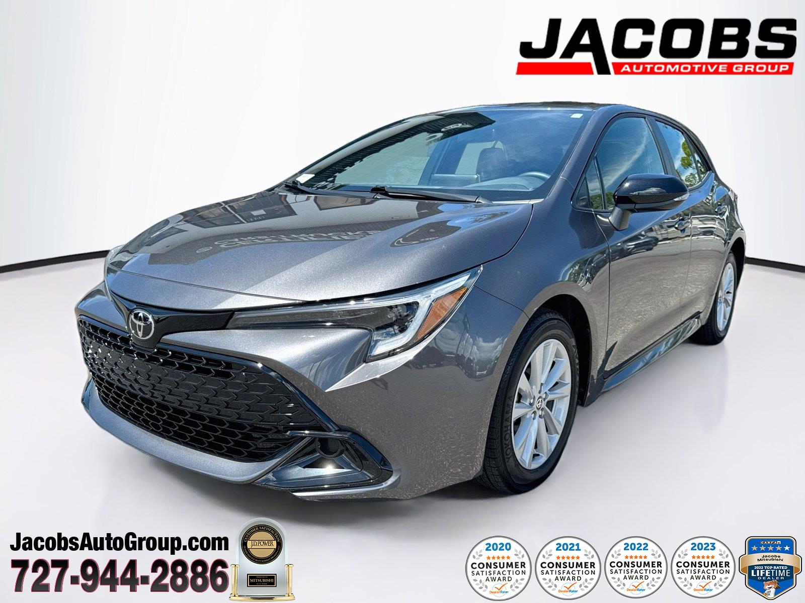 Magnetic Gray Metallic 2026 Toyota Corolla Hatchback Hatchback Front-Wheel Drive Continuously Variable Transmission