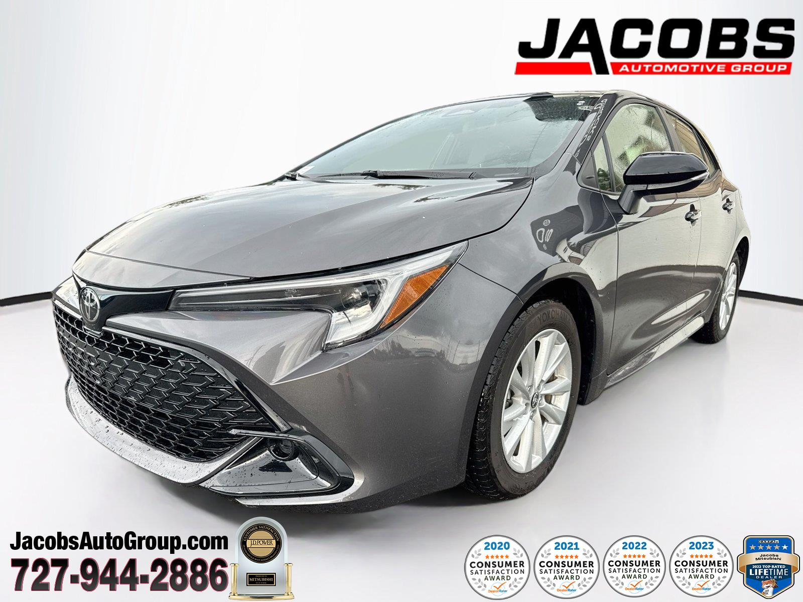 Magnetic Gray Metallic 2026 Toyota Corolla Hatchback Hatchback Front-Wheel Drive Continuously Variable Transmission