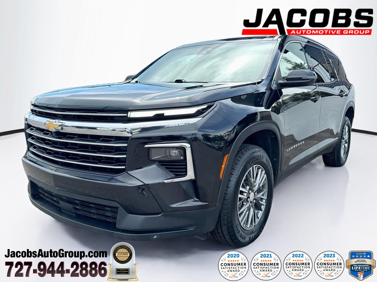 Mosaic Black Metallic 2025 Chevrolet Traverse SUV / Crossover Front-Wheel Drive 8-Speed Automatic